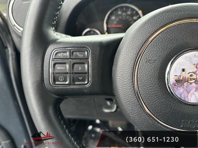 used 2017 Jeep Wrangler Unlimited car, priced at $24,842