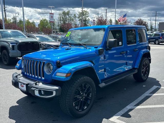 used 2021 Jeep Wrangler Unlimited 4xe car, priced at $28,865