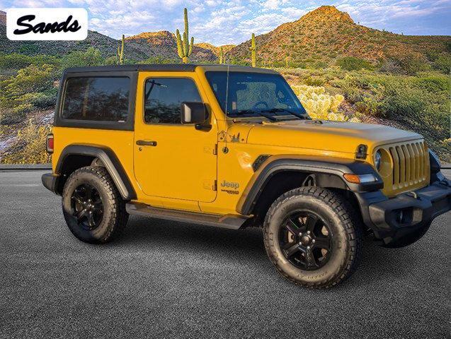 used 2019 Jeep Wrangler car, priced at $24,000