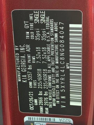 used 2022 Kia Sorento car, priced at $21,500