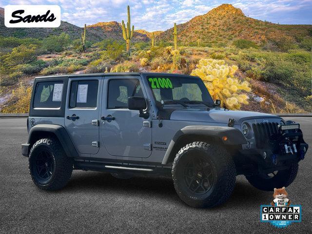 used 2017 Jeep Wrangler Unlimited car, priced at $23,500