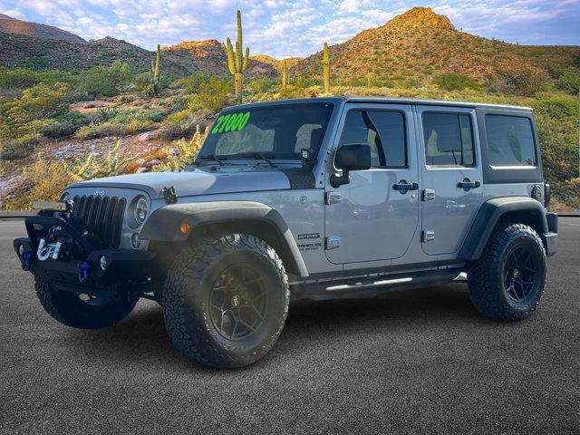 used 2017 Jeep Wrangler Unlimited car, priced at $23,500