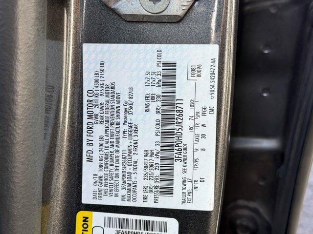 used 2018 Ford Fusion car, priced at $10,500