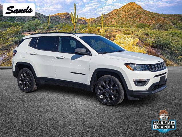 used 2021 Jeep Compass car, priced at $18,000