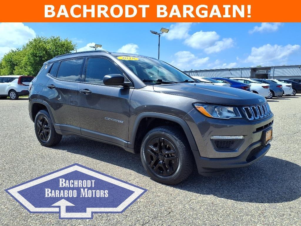 used 2018 Jeep Compass car, priced at $15,139