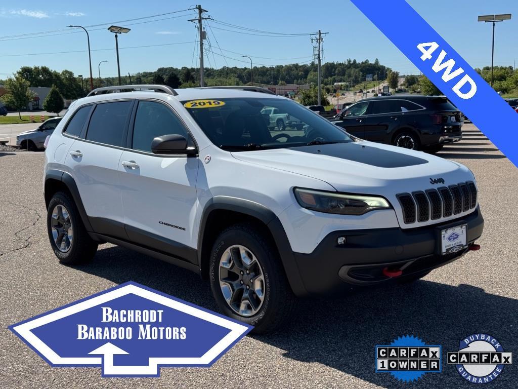 used 2019 Jeep Cherokee car, priced at $23,895