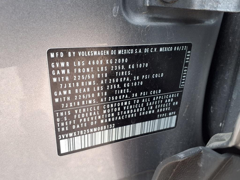 used 2022 Volkswagen Taos car, priced at $20,413