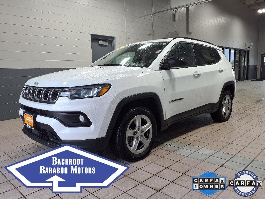 used 2024 Jeep Compass car, priced at $25,272