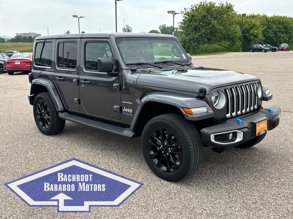 used 2022 Jeep Wrangler Unlimited 4xe car, priced at $33,589
