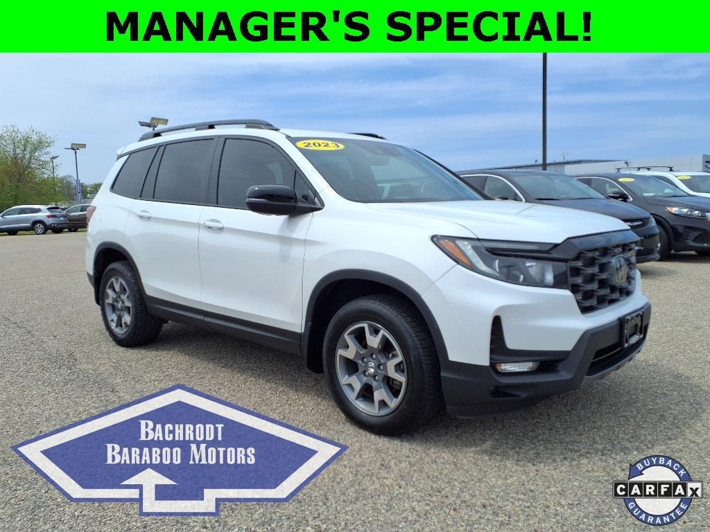 used 2023 Honda Passport car, priced at $35,349
