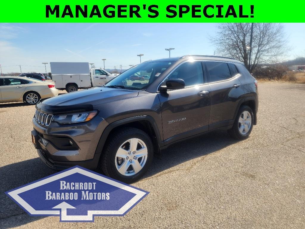 used 2022 Jeep Compass car, priced at $21,494