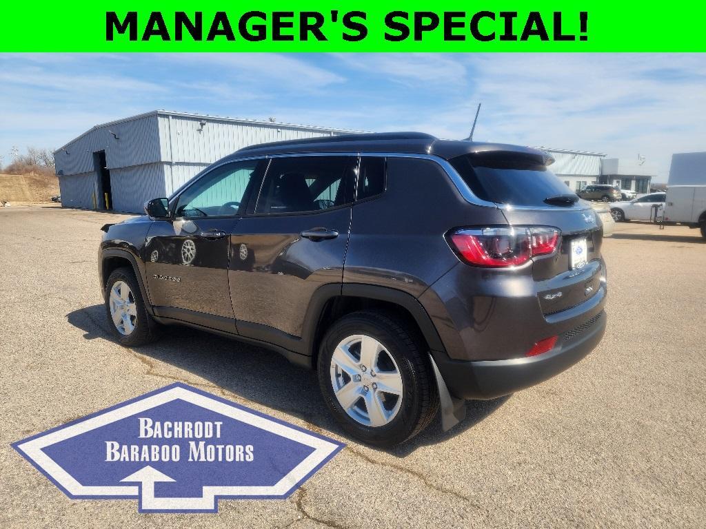 used 2022 Jeep Compass car, priced at $21,494