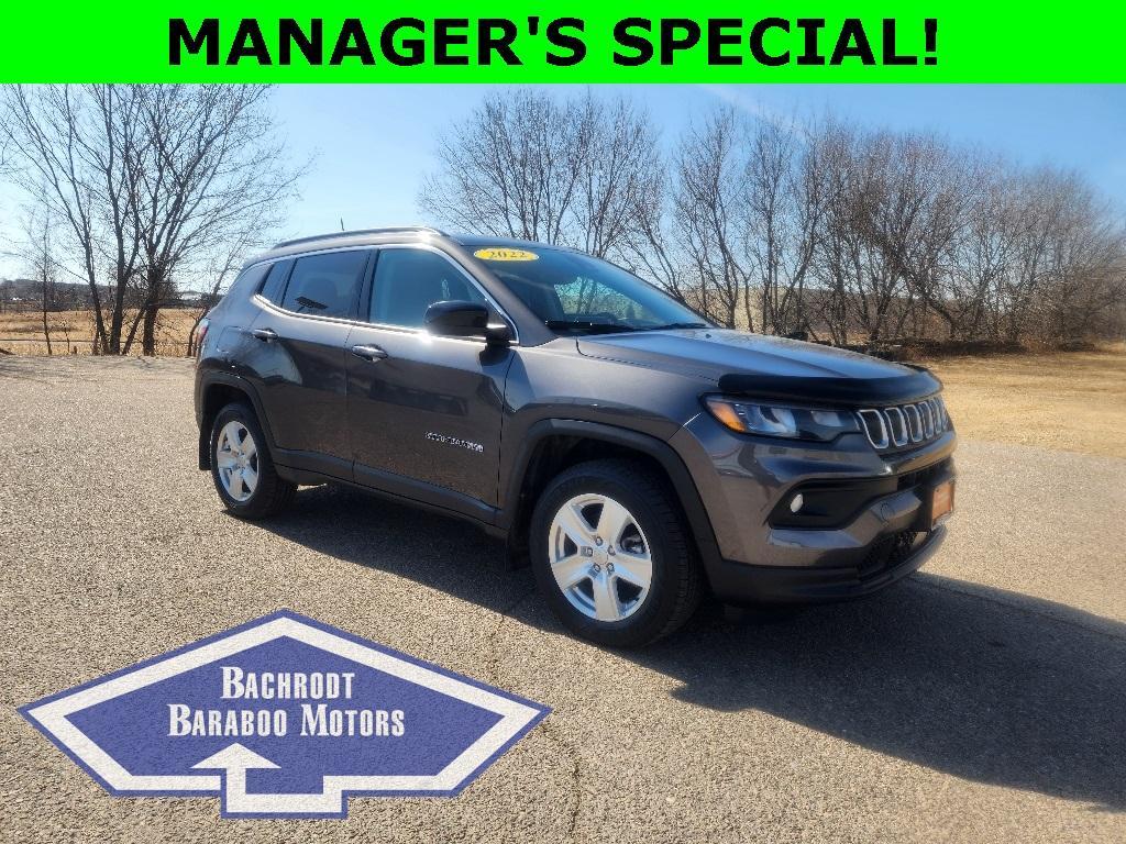 used 2022 Jeep Compass car, priced at $21,494