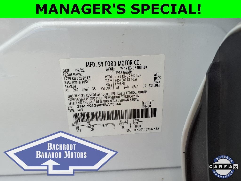 used 2022 Ford Edge car, priced at $20,598
