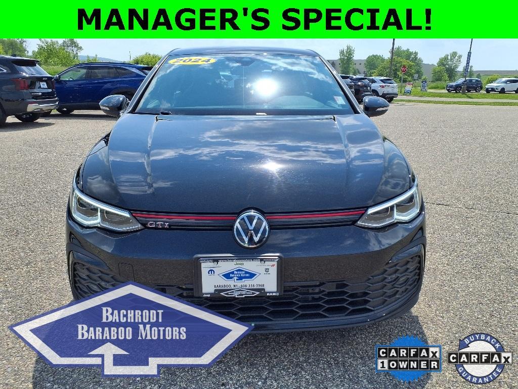 used 2024 Volkswagen Golf GTI car, priced at $25,749