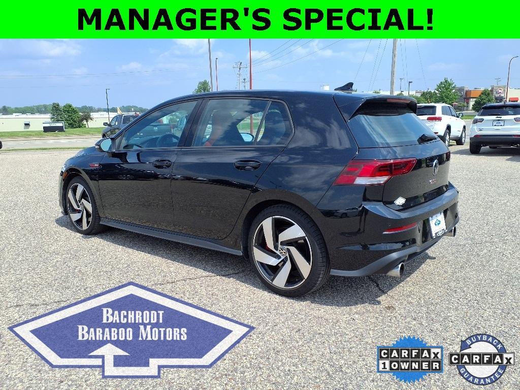 used 2024 Volkswagen Golf GTI car, priced at $25,749