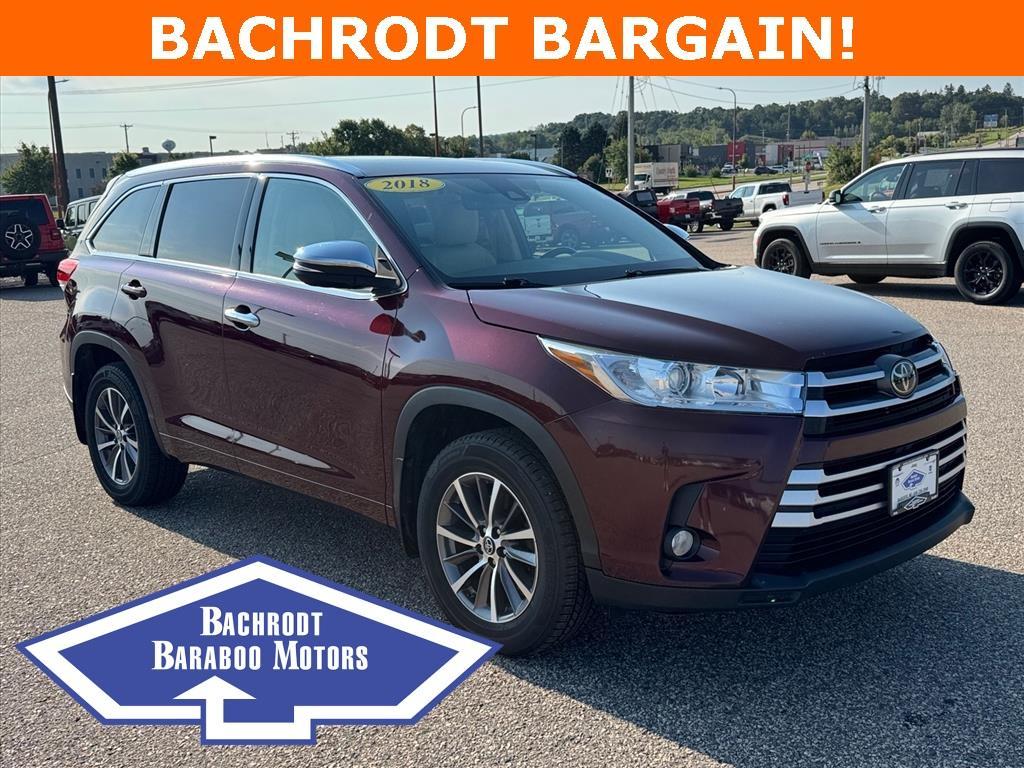 used 2018 Toyota Highlander car, priced at $19,774