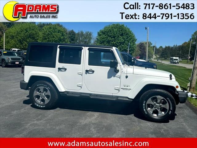used 2016 Jeep Wrangler Unlimited car, priced at $18,995