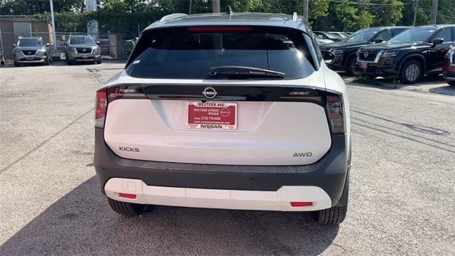 new 2025 Nissan Kicks car, priced at $27,179