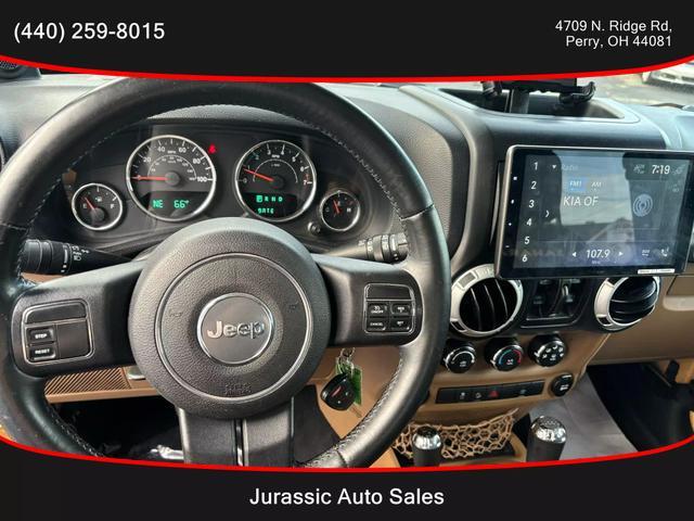 used 2013 Jeep Wrangler Unlimited car, priced at $19,999