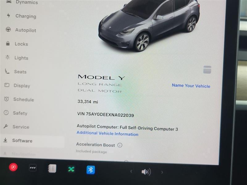 used 2022 Tesla Model Y car, priced at $24,500