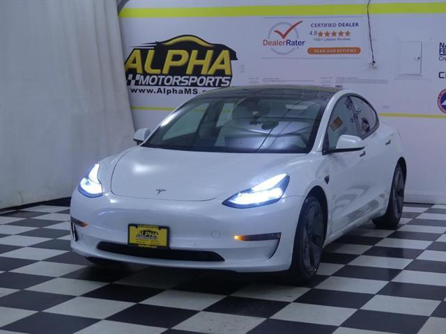 used 2021 Tesla Model 3 car, priced at $22,000