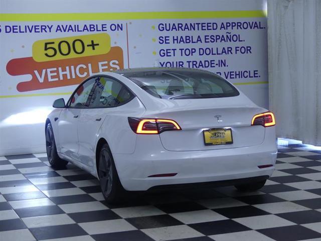 used 2021 Tesla Model 3 car, priced at $22,000