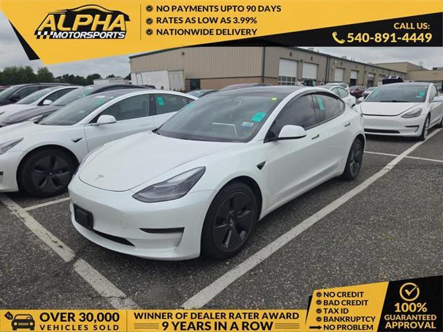 used 2021 Tesla Model 3 car, priced at $15,600
