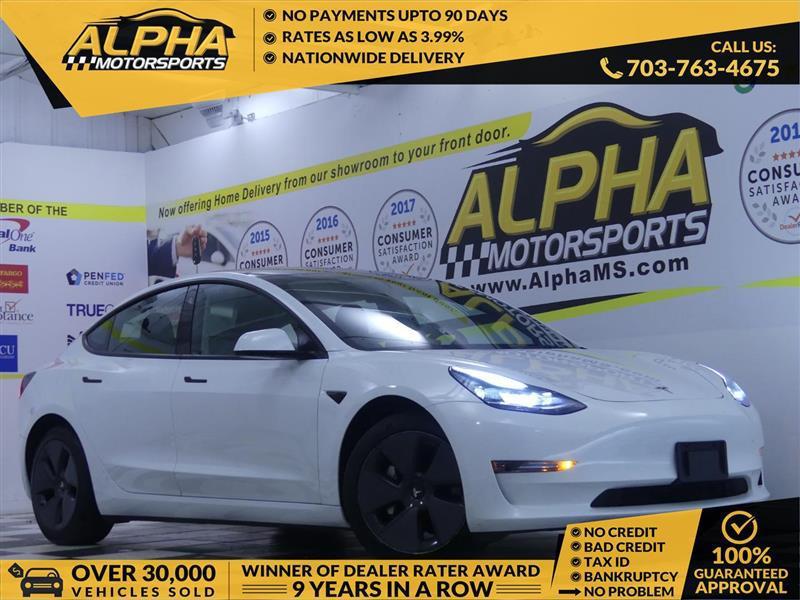 used 2023 Tesla Model 3 car, priced at $21,900