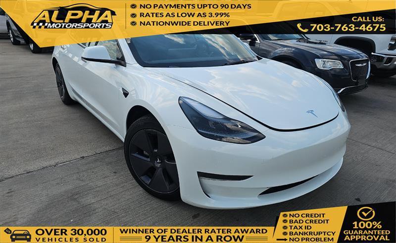 used 2023 Tesla Model 3 car, priced at $21,900