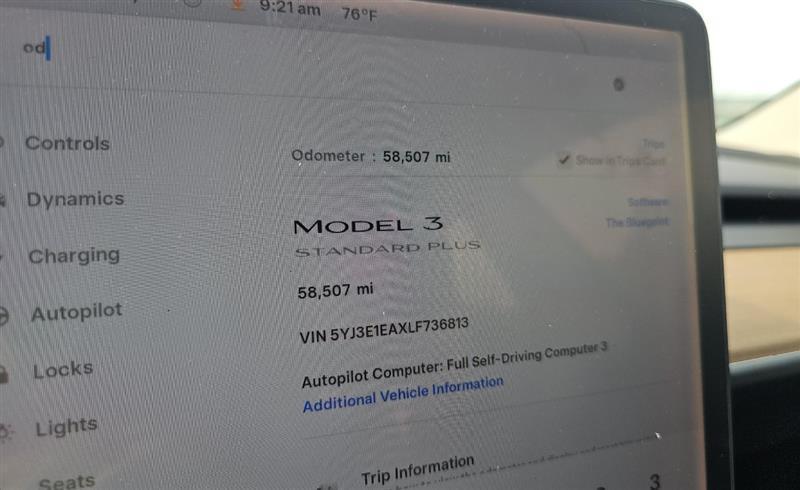 used 2020 Tesla Model 3 car, priced at $16,900