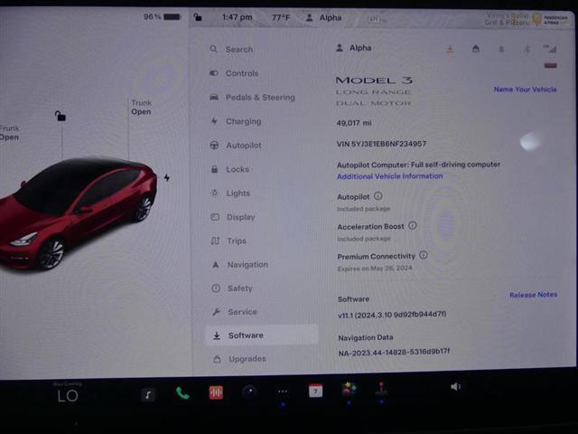 used 2022 Tesla Model 3 car, priced at $26,000