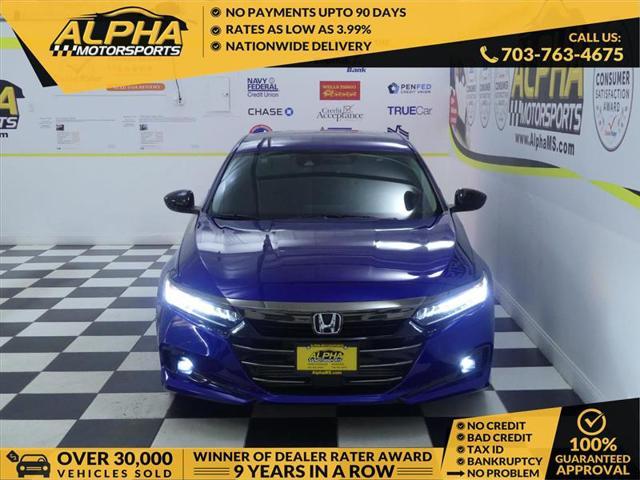 used 2021 Honda Accord car, priced at $21,750