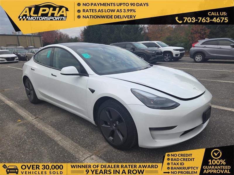used 2023 Tesla Model 3 car, priced at $20,000