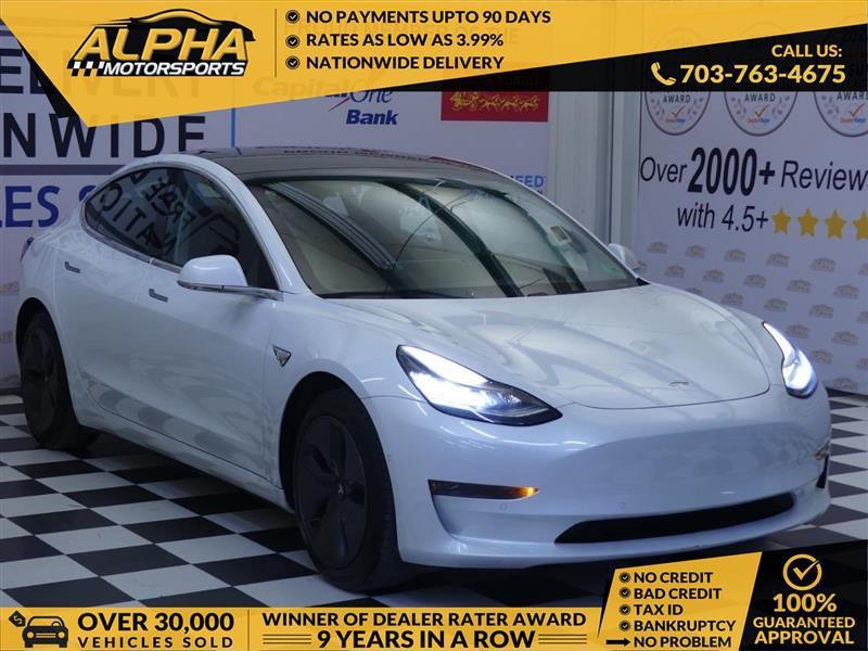 used 2020 Tesla Model 3 car, priced at $18,999