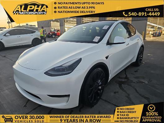 used 2021 Tesla Model Y car, priced at $28,400