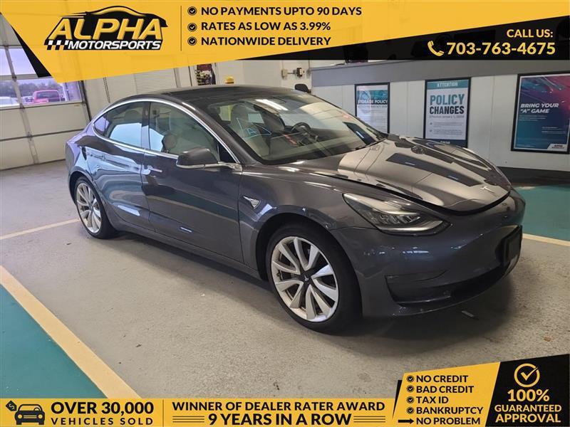 used 2019 Tesla Model 3 car, priced at $17,500