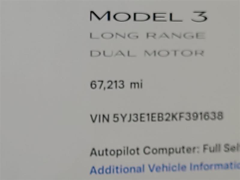used 2019 Tesla Model 3 car, priced at $17,500