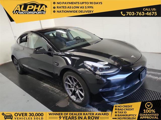 used 2022 Tesla Model 3 car, priced at $22,500