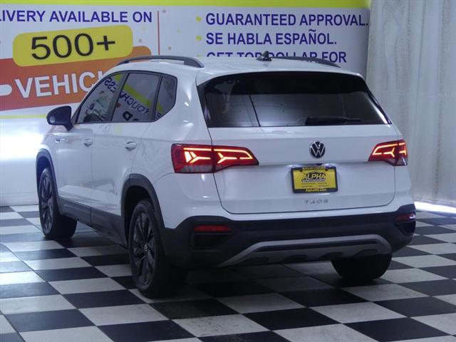 used 2023 Volkswagen Taos car, priced at $18,500