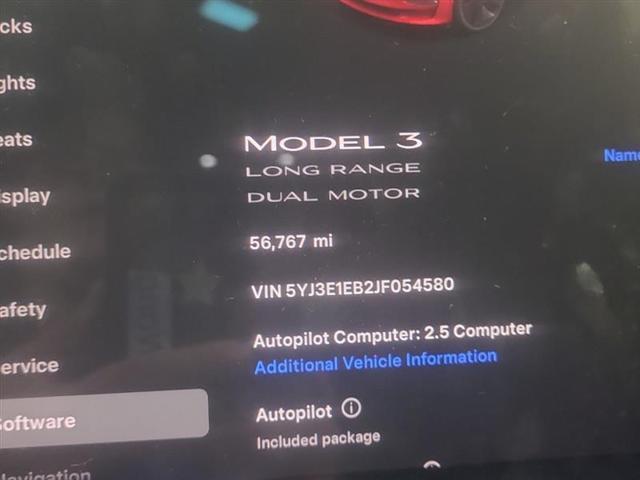 used 2018 Tesla Model 3 car, priced at $21,999