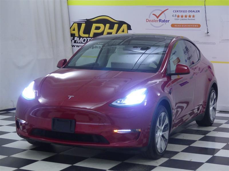 used 2021 Tesla Model Y car, priced at $21,000