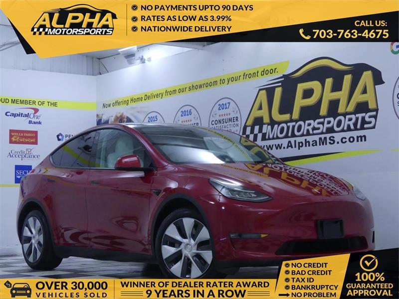 used 2021 Tesla Model Y car, priced at $21,000