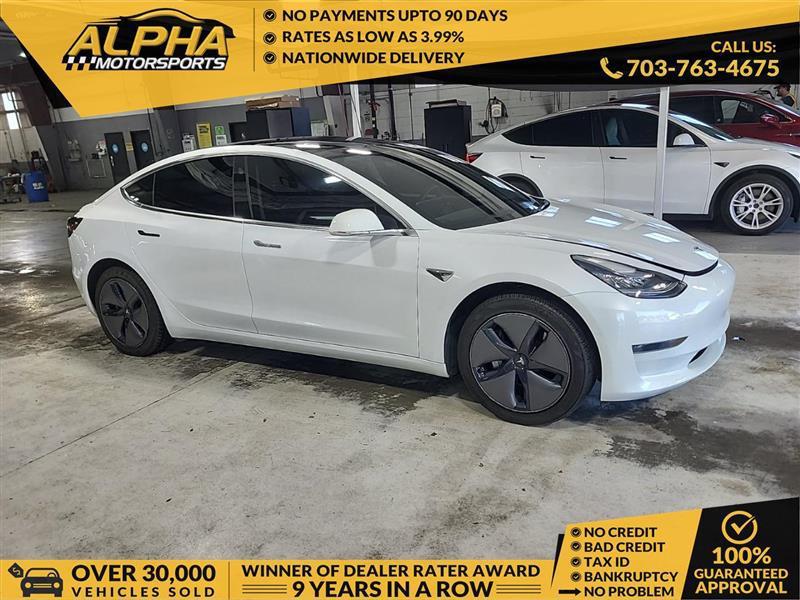 used 2020 Tesla Model 3 car, priced at $19,999