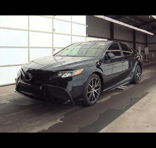 used 2021 Toyota Camry car, priced at $18,000