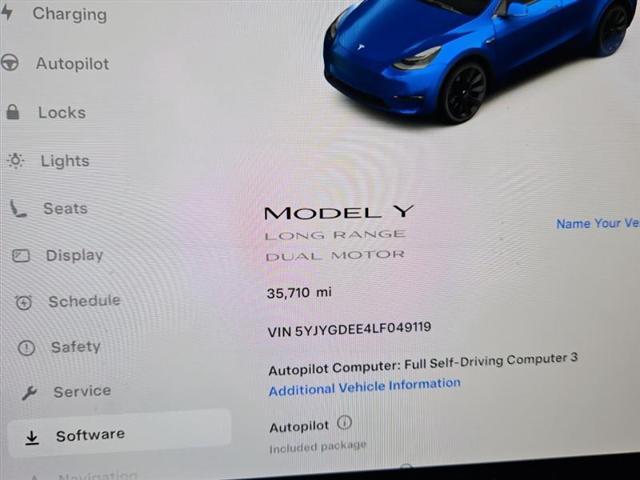 used 2020 Tesla Model Y car, priced at $24,900