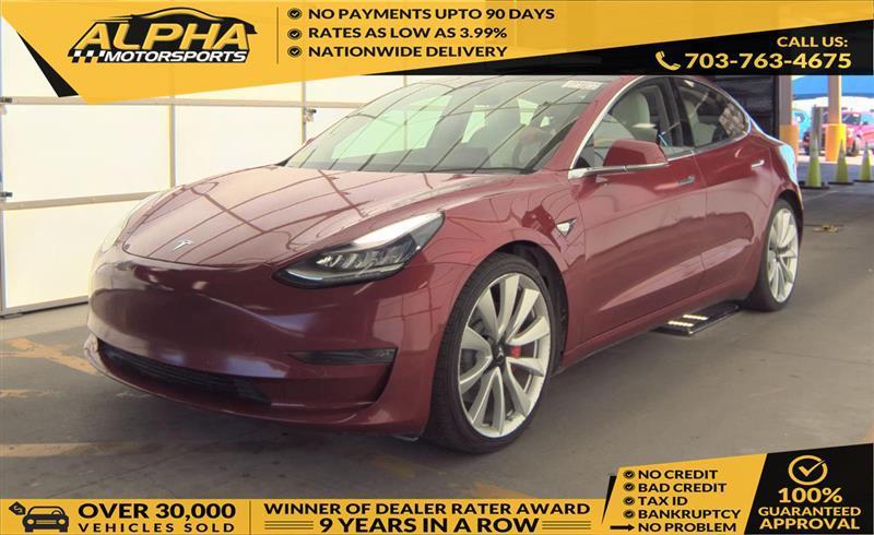 used 2018 Tesla Model 3 car, priced at $21,000