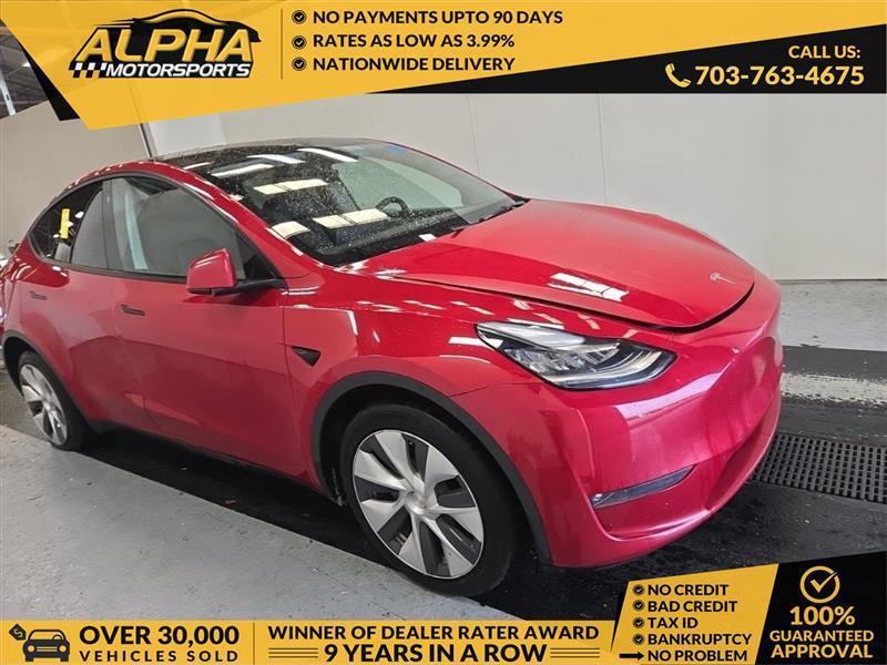 used 2022 Tesla Model Y car, priced at $16,000