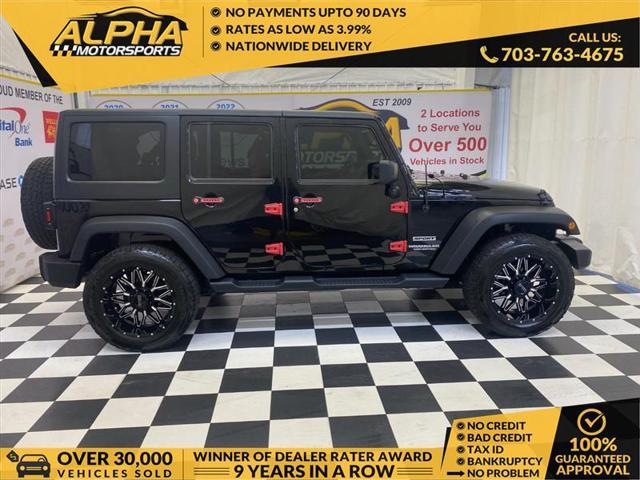 used 2017 Jeep Wrangler Unlimited car, priced at $24,500