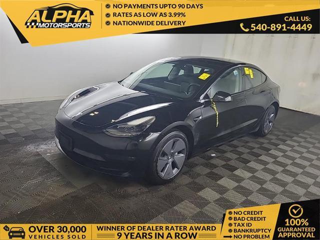 used 2022 Tesla Model 3 car, priced at $24,500